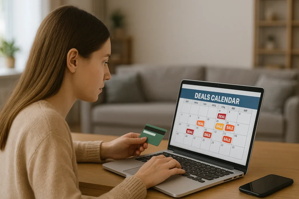 How to Use the Online Deals Calendar All Year Long